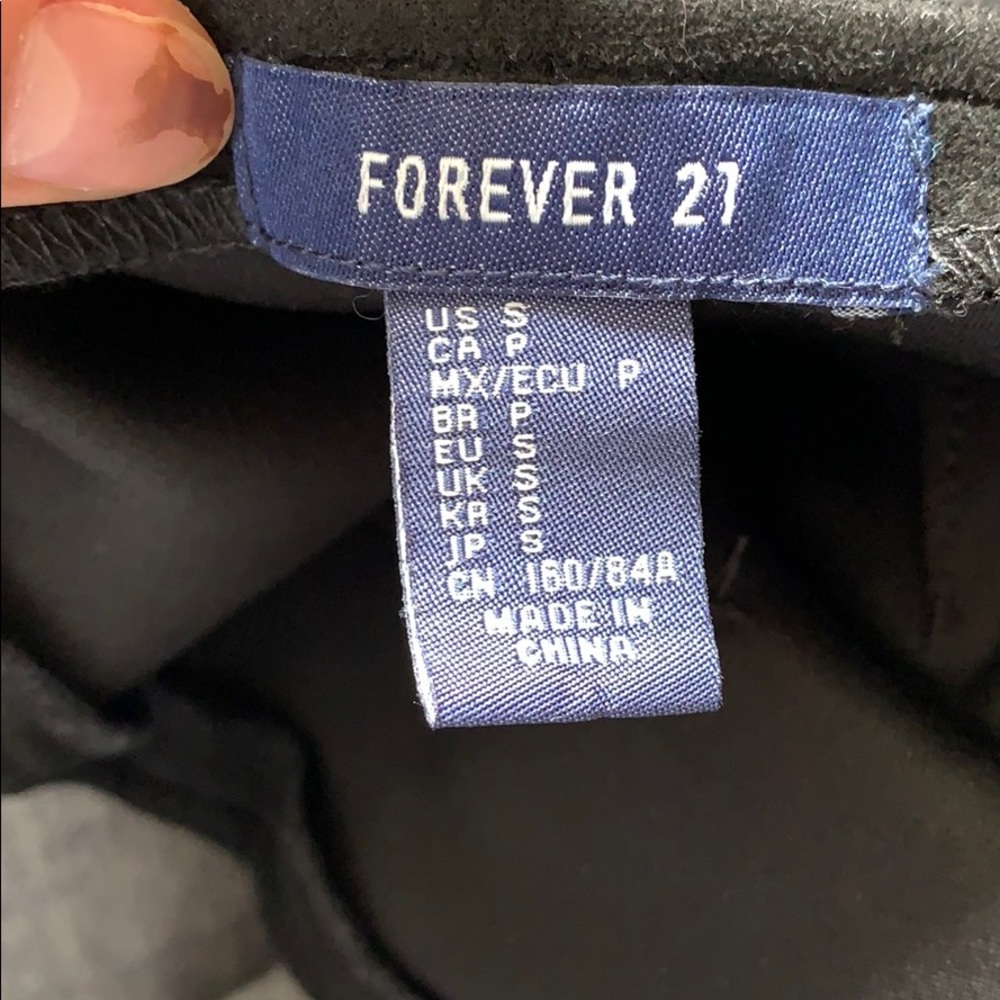 Black Forever 21 Faux Suede Dress - Picture 5 of 6